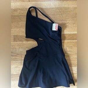 NWT FP Movement Free People Asymmetrical Open Side Workout Tennis Dress